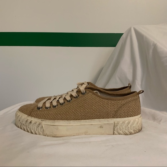 [SOLD] ASOS DESIGN Basket Weave Plimsolls with Chunky Sole - Picture 7 of 8